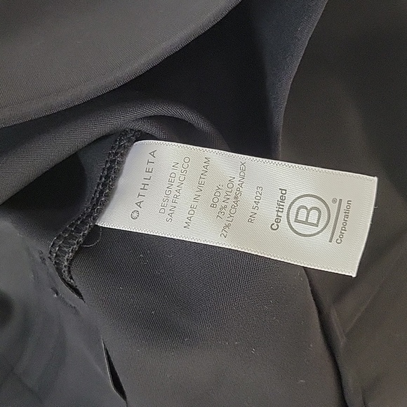 Athleta sz 4 black interstellar tight - Picture 6 of 6